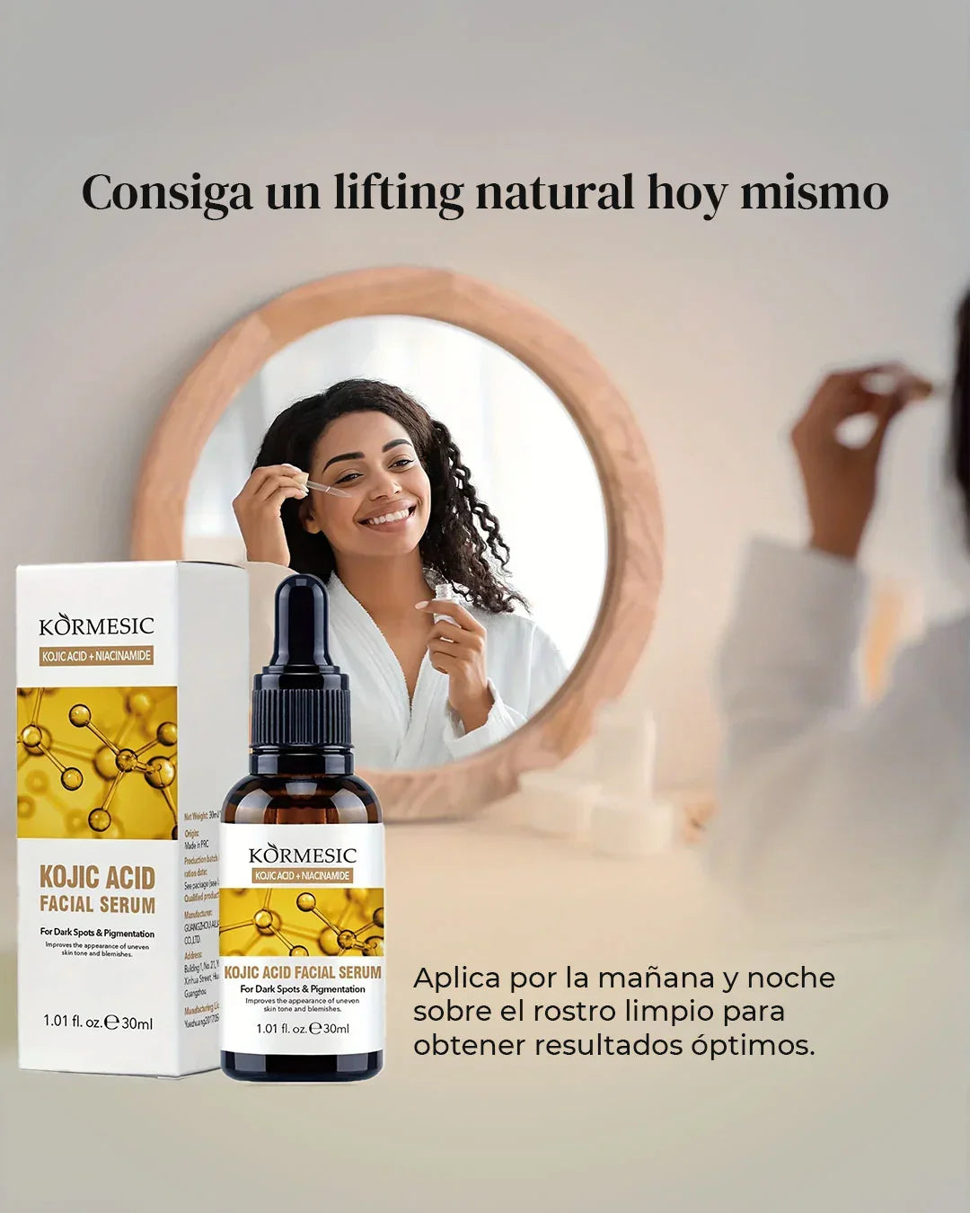 2X1 - SÉRUM ANTIMANCHAS DE ÁCIDO KÓJICO Y NIACINAMIDA